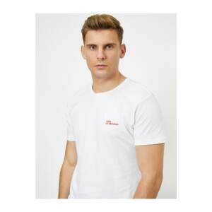 Koton Short Sleeve Cotton Crew Neck Slim Fit T-shirt