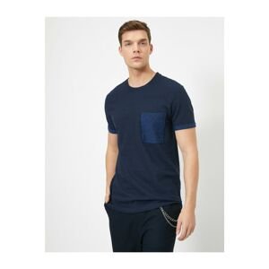 Koton T-Shirt - Navy blue - Regular