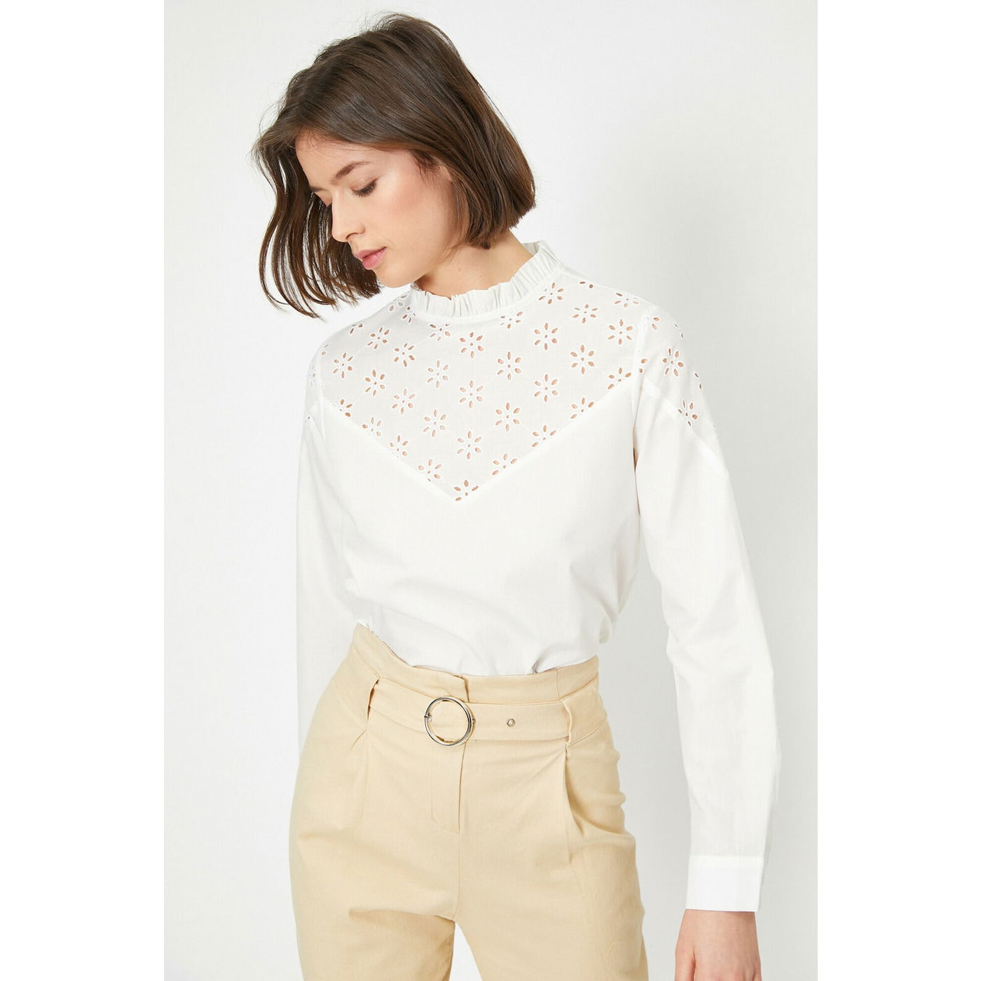 Koton Women Ecru Blouse