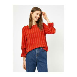 Koton Striped Long Sleeve Blouse