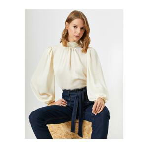 Koton Satin Balloon Sleeve Blouse