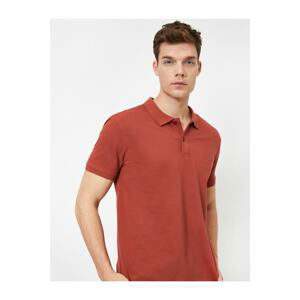 Koton Men's Tile Polo Neck T-Shirt