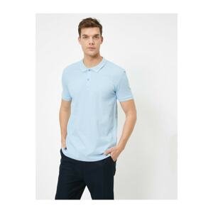 Koton Polo T-shirt - Blue - Regular fit