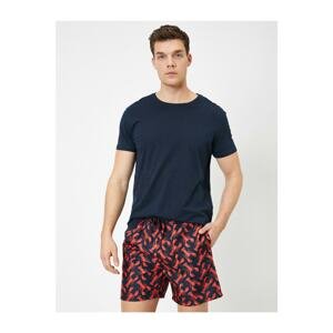 Koton Patterned Marine Shorts