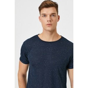 Koton Men's Gray Crew Neck T-Shirt