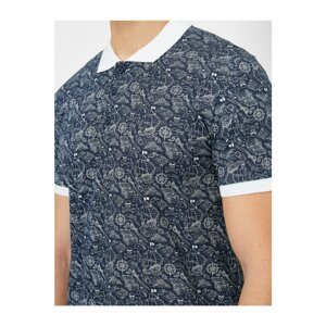 Koton Polo T-shirt - Navy blue - Regular