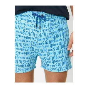 Koton Men's Printed Pocket Shorts Swimwear