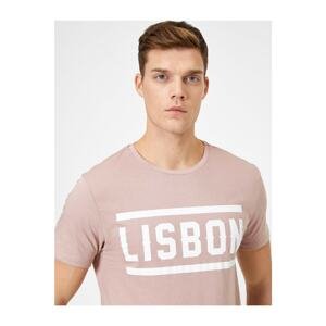 Koton T-Shirt - Pink - Fitted