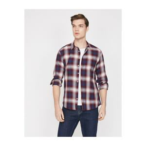 Koton Men's Red Check Shirt