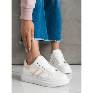 SHELOVET CLASSIC SNEAKERS WITH STRAPS