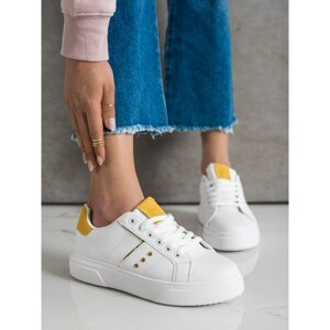 SHELOVET ECO LEATHER SNEAKERS