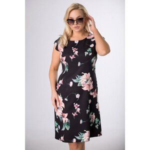 classic dress with a floral pattern