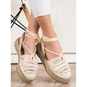 SMALL SWAN TIED SANDALS ESDARSELS