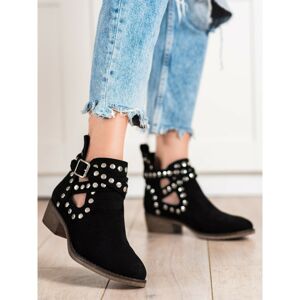 SEASTAR OPENWORK BOOTIES WITH BUCKLE