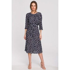 Stylove Woman's Dress S265 Navy Blue