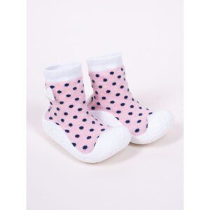 Yoclub Woman's Baby Anti-Skid Socks With Rubber Sole OB-133/GIR/001