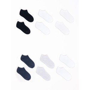 Yoclub Kids's Ankle Cotton Socks Basic Plain Colors 6-Pack SK-07/6PAK/UNI/001