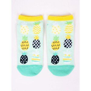 Yoclub Unisex's Ankle Cotton Socks Patterns Colors SK-86/UNI/02