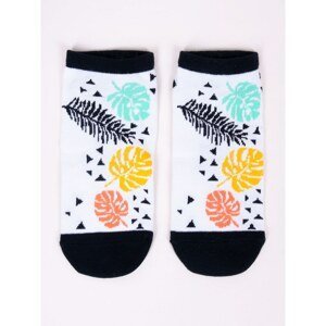 Yoclub Unisex's Ankle Cotton Socks Patterns Colors SK-86/UNI/03