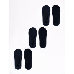 Yoclub Woman's Ankle No Show Boat Socks Patterns 3-Pack SKB-34/M3/3PAK/WOM/003