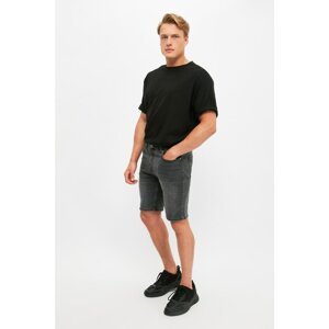 Trendyol Gray Men's Slim Fit Shorts & Bermuda