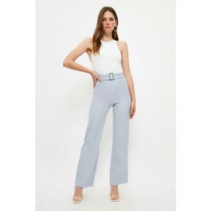 Trendyol Gray Belt Trousers