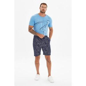 Trendyol Navy Blue Men Regular Fit Shorts & Bermuda