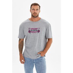 Trendyol Gray Men's T-Shirt