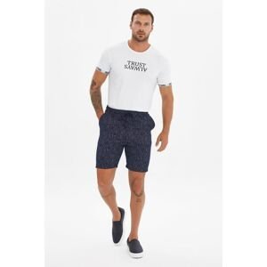 Trendyol Navy Blue Men Regular Fit Shorts & Bermuda