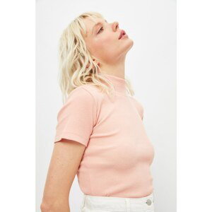 Trendyol Pink Crop Knitted Blouse