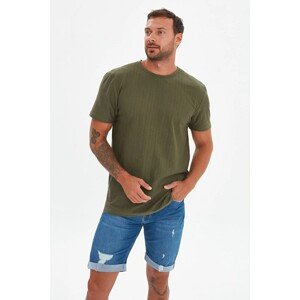 Trendyol Khaki Men's Regular Fit Crew Neck Short Sleeve T-Shirt