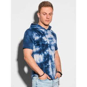 Ombre Clothing Men's hooded Tie-Dye t-shirt S1220