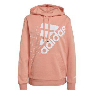 Adidas Brand Love Slanted Logo Relaxed Hoodie Womens