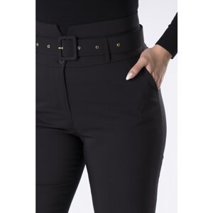 elegant trousers with a belt