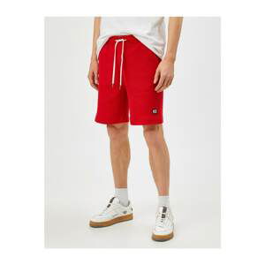 Koton Shorts - Red - Normal Waist