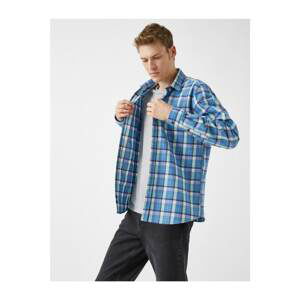 Koton Men's Blue Shirt