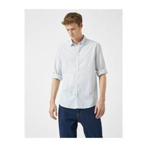Koton Classic Collar Long Sleeve Cotton Shirt