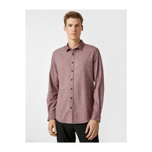 Koton Slim Fit Classic Collar Long Sleeve Shirt