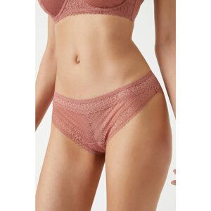 Koton Women's Brown Brazilian Lace Panties