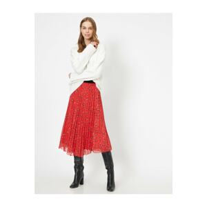 Koton Skirt - Red - Midi