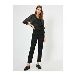 Koton Checkered Trousers