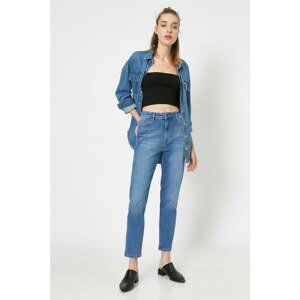 Koton Women's Blue Eve Jeans