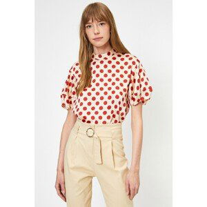 Koton Women's Ecru Patterned Blouse