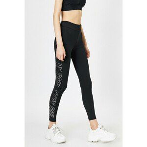 Koton Women's Black Printed Leggings