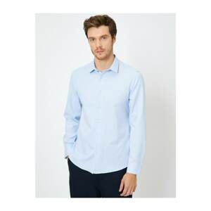 Koton Men's Classic Collar Shirt