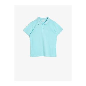 Koton Boy Blue Polo Neck T-Shirt