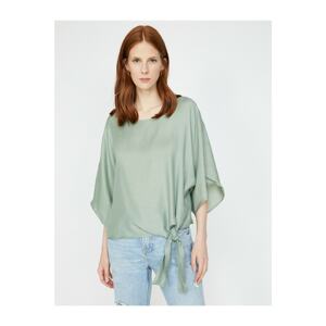 Koton Baglama Detailed Long Sleeve Blouse