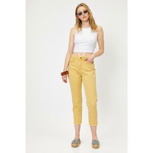 Koton Women's Yellow Pants