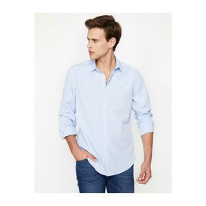 Koton Men's Classic Collar Shirt