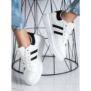 SHELOVET CLASSIC SNEAKERS WITH STRAPS